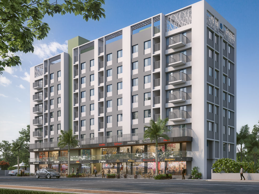 olive homes by aakar realty 2 & 3 BHK Flats in Charholi | Topaz Towers By Aakar Realty