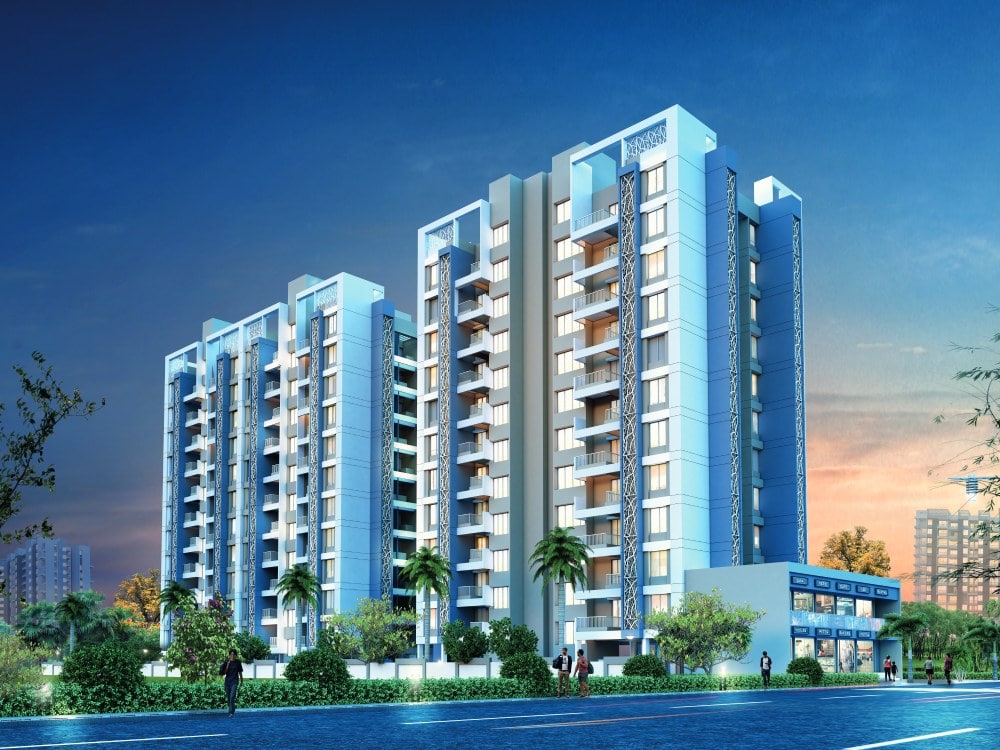 sapphire towers by aakar realty 2 & 3 BHK Flats in Charholi | Topaz Towers By Aakar Realty